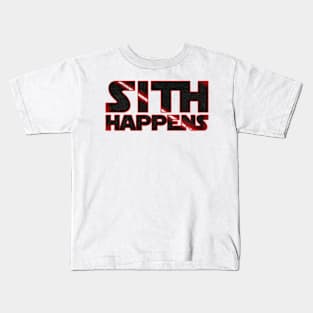 Sith Happens star Kids T-Shirt